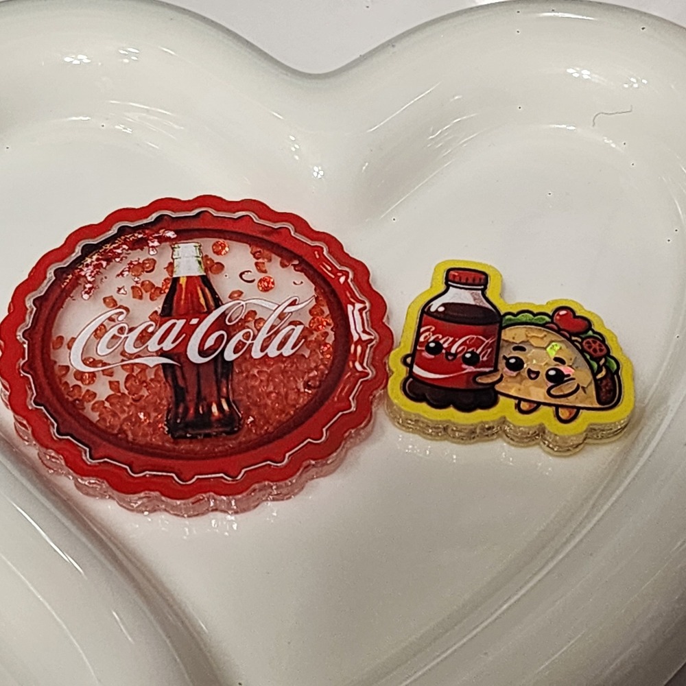 Pop Soda Shaker Flatback Focal Bead Tacos Beaded Pen Acrylic Badge Flats Badge
